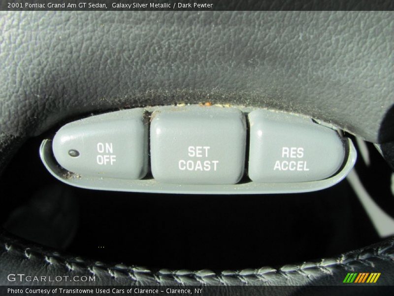 Galaxy Silver Metallic / Dark Pewter 2001 Pontiac Grand Am GT Sedan