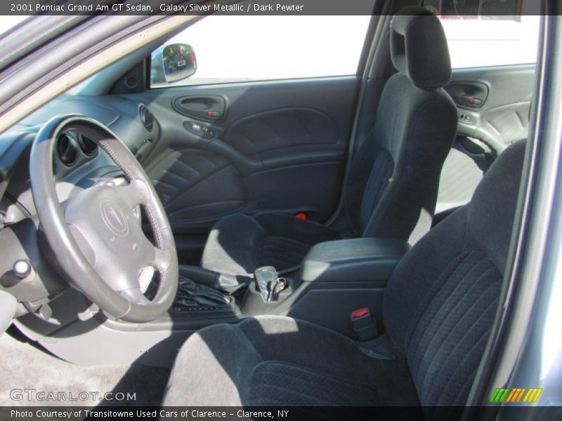 Galaxy Silver Metallic / Dark Pewter 2001 Pontiac Grand Am GT Sedan