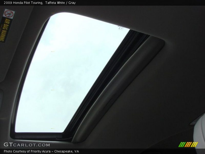 Taffeta White / Gray 2009 Honda Pilot Touring