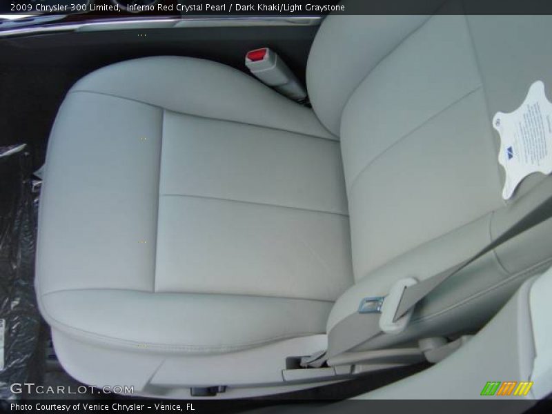 Inferno Red Crystal Pearl / Dark Khaki/Light Graystone 2009 Chrysler 300 Limited