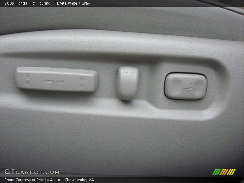 Taffeta White / Gray 2009 Honda Pilot Touring