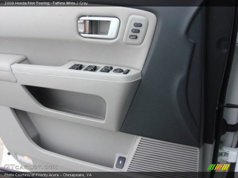 Taffeta White / Gray 2009 Honda Pilot Touring