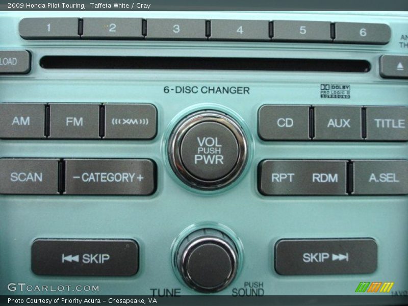 Audio System of 2009 Pilot Touring