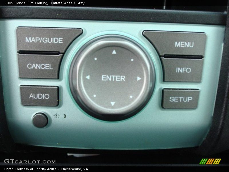 Taffeta White / Gray 2009 Honda Pilot Touring