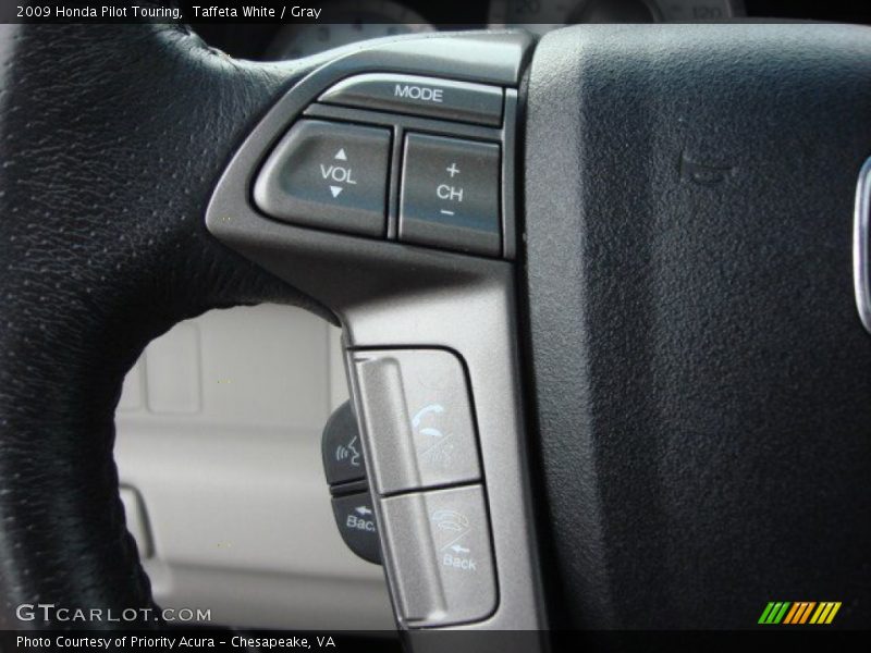 Taffeta White / Gray 2009 Honda Pilot Touring