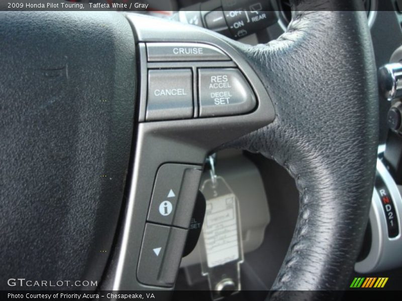 Taffeta White / Gray 2009 Honda Pilot Touring