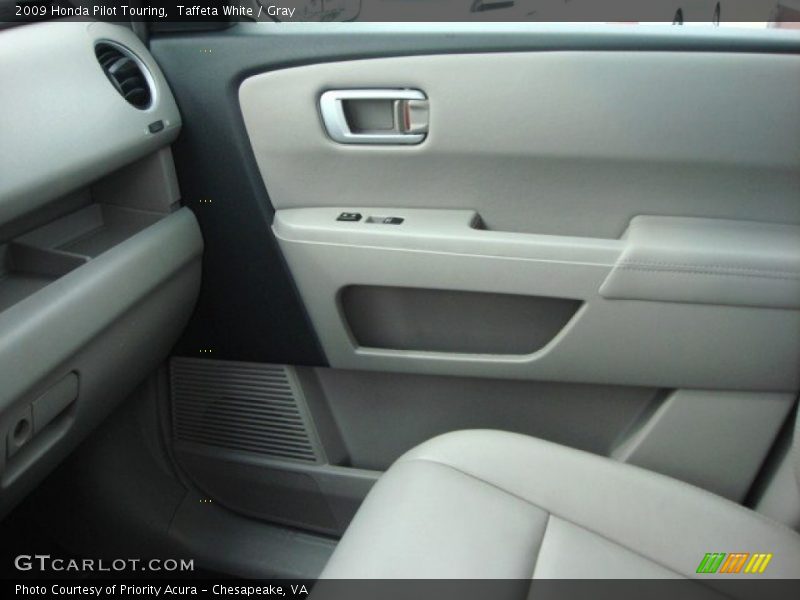Taffeta White / Gray 2009 Honda Pilot Touring