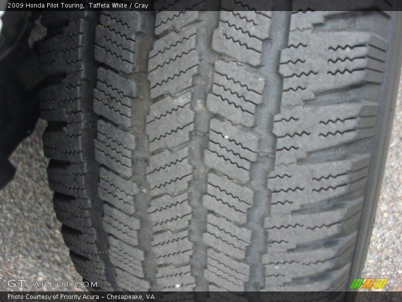 Taffeta White / Gray 2009 Honda Pilot Touring