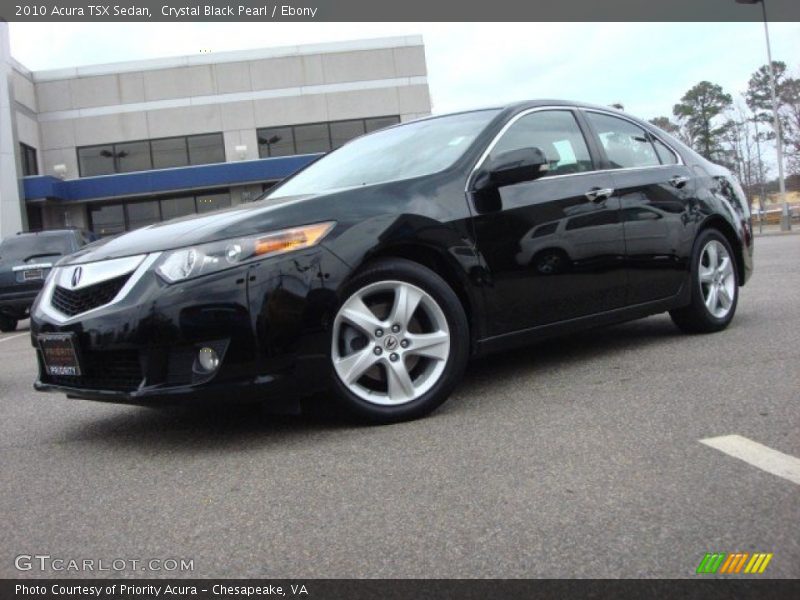Crystal Black Pearl / Ebony 2010 Acura TSX Sedan