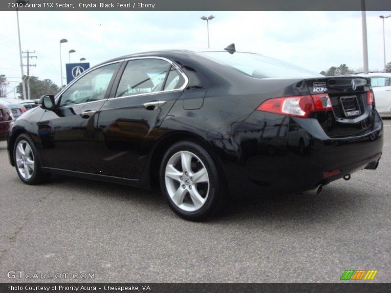 Crystal Black Pearl / Ebony 2010 Acura TSX Sedan