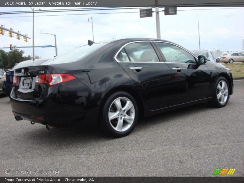Crystal Black Pearl / Ebony 2010 Acura TSX Sedan