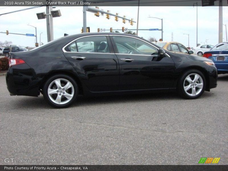 Crystal Black Pearl / Ebony 2010 Acura TSX Sedan