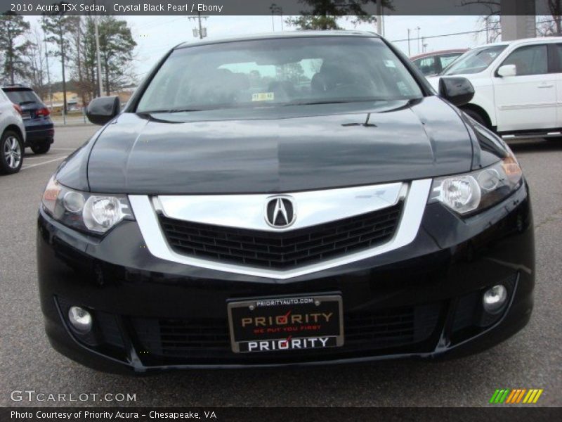 Crystal Black Pearl / Ebony 2010 Acura TSX Sedan