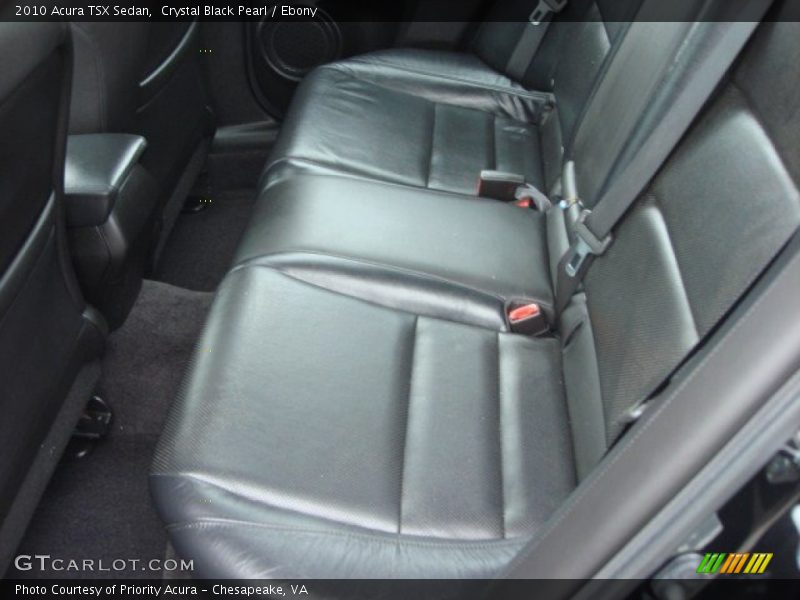 Crystal Black Pearl / Ebony 2010 Acura TSX Sedan