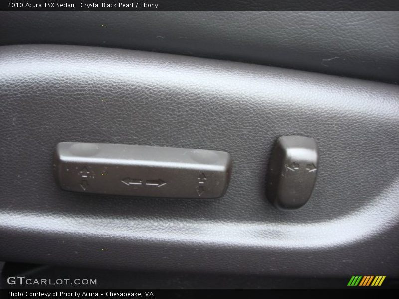 Crystal Black Pearl / Ebony 2010 Acura TSX Sedan
