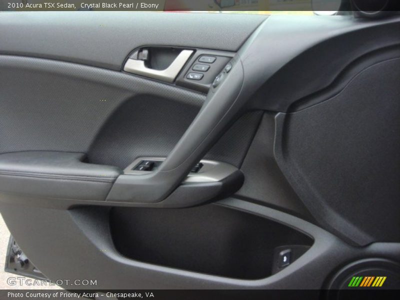 Crystal Black Pearl / Ebony 2010 Acura TSX Sedan