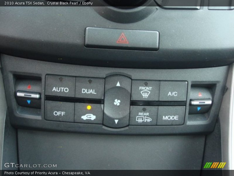 Crystal Black Pearl / Ebony 2010 Acura TSX Sedan