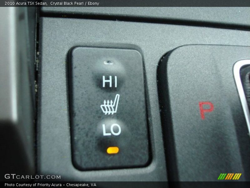 Crystal Black Pearl / Ebony 2010 Acura TSX Sedan