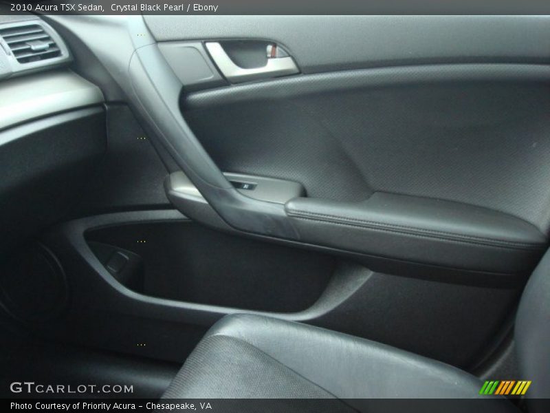 Crystal Black Pearl / Ebony 2010 Acura TSX Sedan