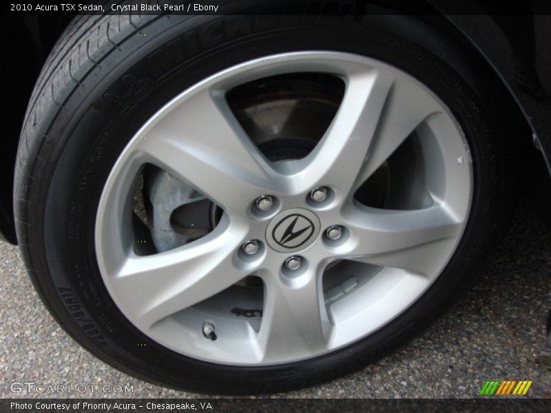 Crystal Black Pearl / Ebony 2010 Acura TSX Sedan