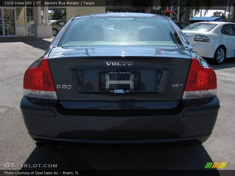 Barents Blue Metallic / Taupe 2008 Volvo S60 2.5T