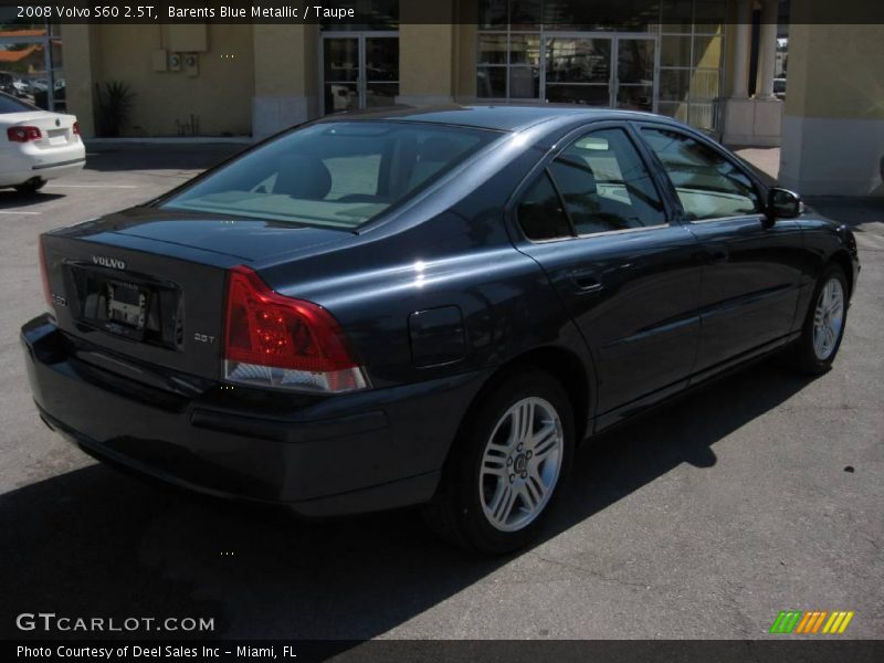Barents Blue Metallic / Taupe 2008 Volvo S60 2.5T