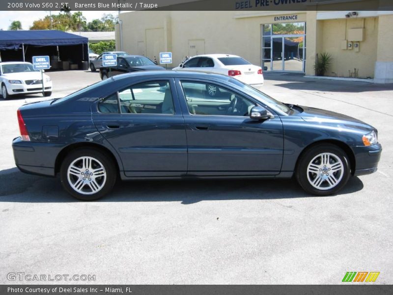 Barents Blue Metallic / Taupe 2008 Volvo S60 2.5T