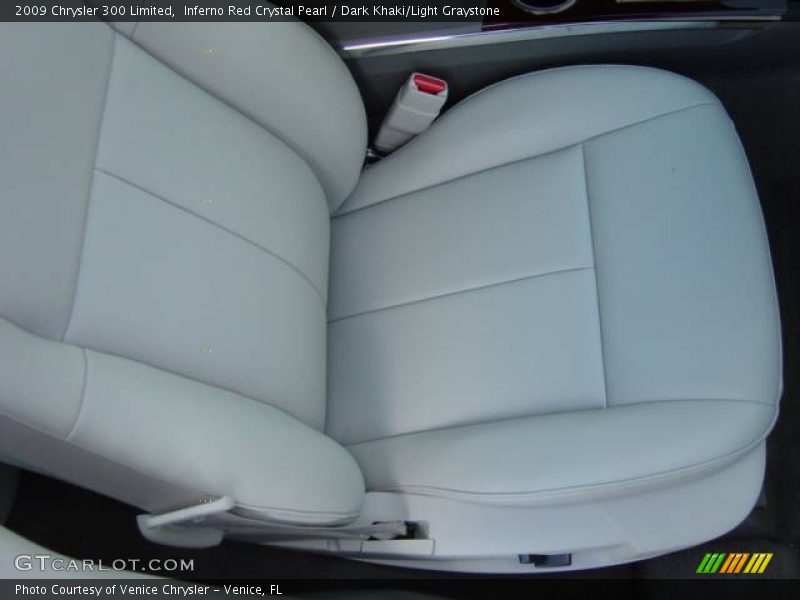 Inferno Red Crystal Pearl / Dark Khaki/Light Graystone 2009 Chrysler 300 Limited