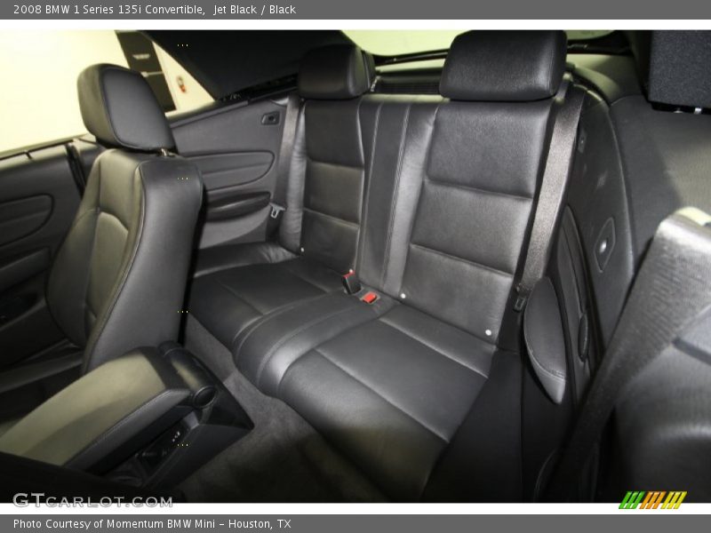 Jet Black / Black 2008 BMW 1 Series 135i Convertible