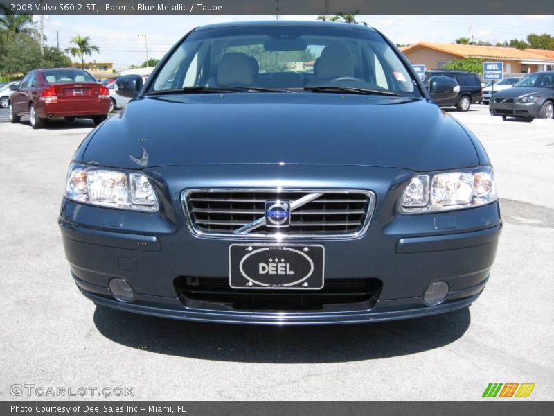 Barents Blue Metallic / Taupe 2008 Volvo S60 2.5T