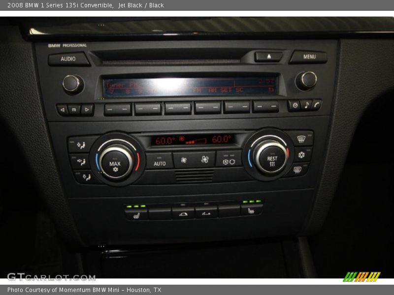Jet Black / Black 2008 BMW 1 Series 135i Convertible