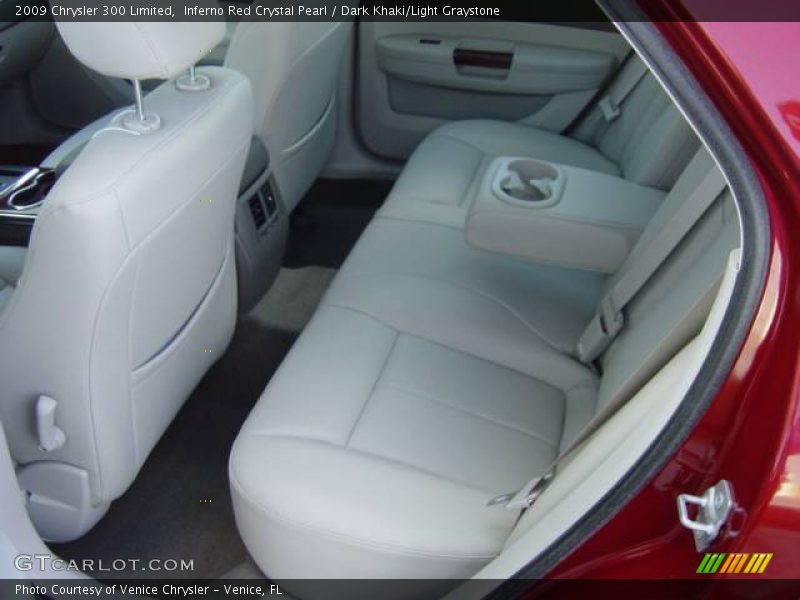 Inferno Red Crystal Pearl / Dark Khaki/Light Graystone 2009 Chrysler 300 Limited