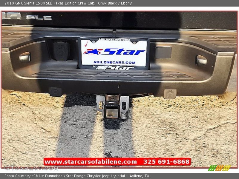Onyx Black / Ebony 2010 GMC Sierra 1500 SLE Texas Edition Crew Cab