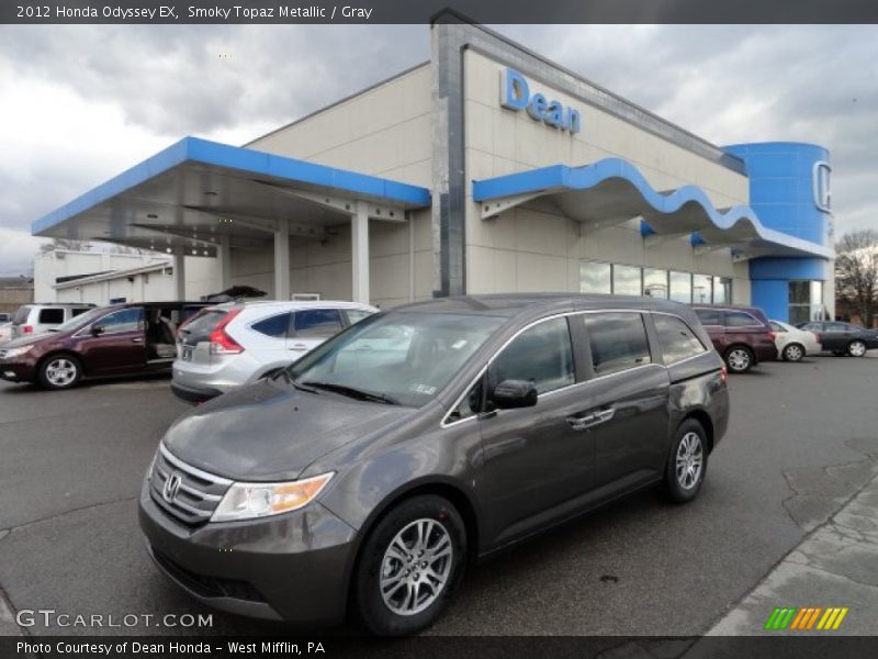Smoky Topaz Metallic / Gray 2012 Honda Odyssey EX