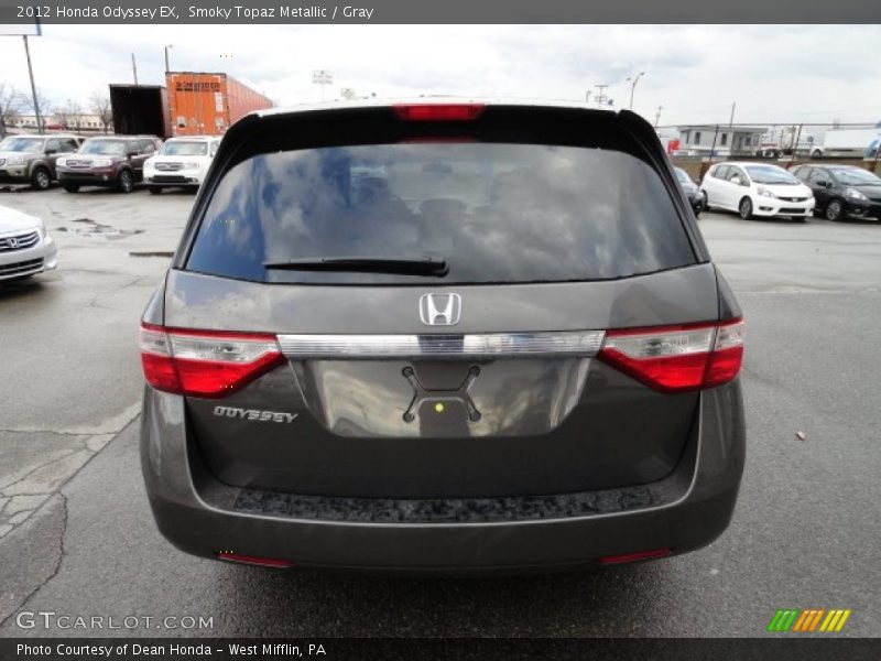 Smoky Topaz Metallic / Gray 2012 Honda Odyssey EX