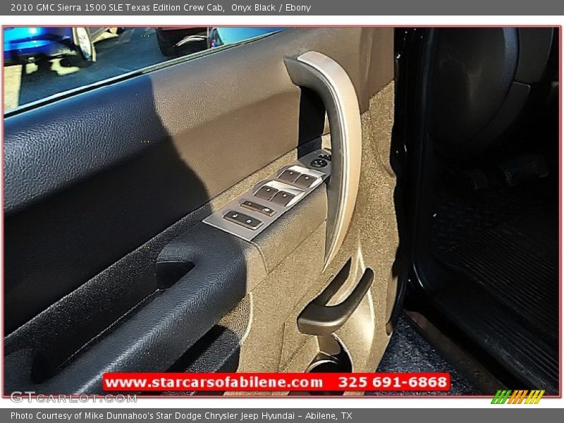 Onyx Black / Ebony 2010 GMC Sierra 1500 SLE Texas Edition Crew Cab