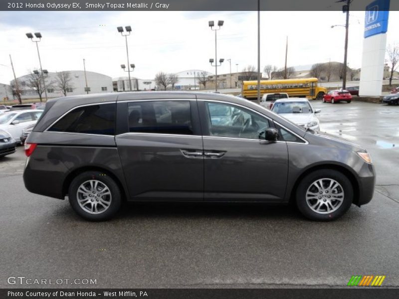 Smoky Topaz Metallic / Gray 2012 Honda Odyssey EX