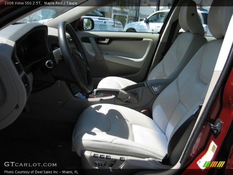 Maple Red / Taupe 2008 Volvo S60 2.5T