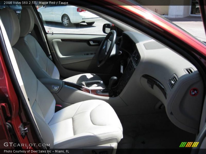 Maple Red / Taupe 2008 Volvo S60 2.5T