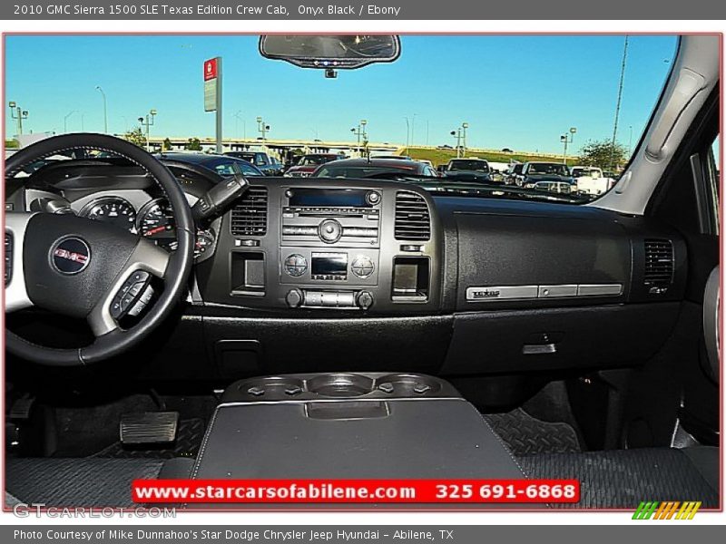 Onyx Black / Ebony 2010 GMC Sierra 1500 SLE Texas Edition Crew Cab