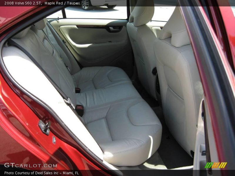 Maple Red / Taupe 2008 Volvo S60 2.5T