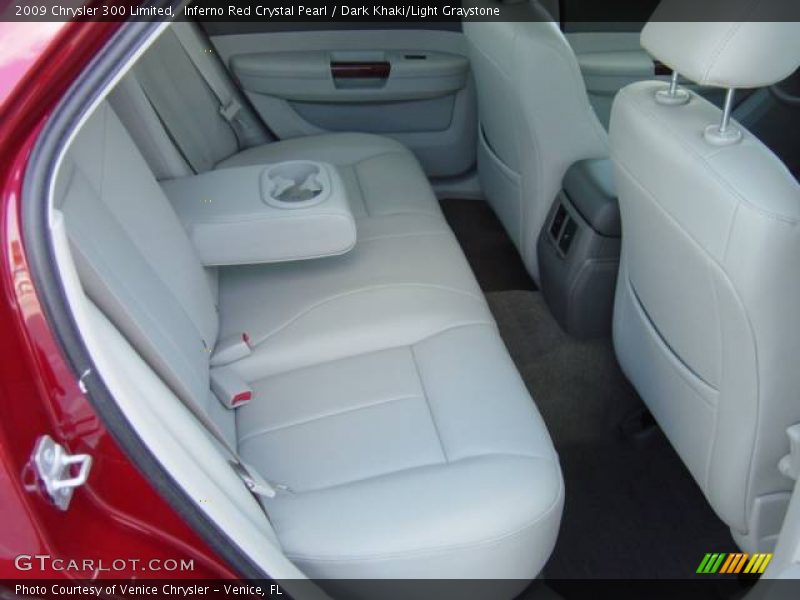 Inferno Red Crystal Pearl / Dark Khaki/Light Graystone 2009 Chrysler 300 Limited