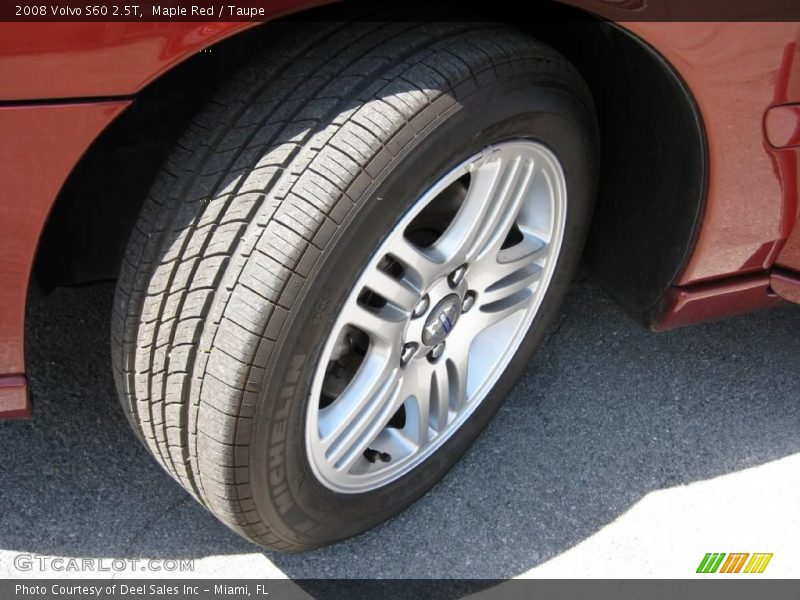 Maple Red / Taupe 2008 Volvo S60 2.5T