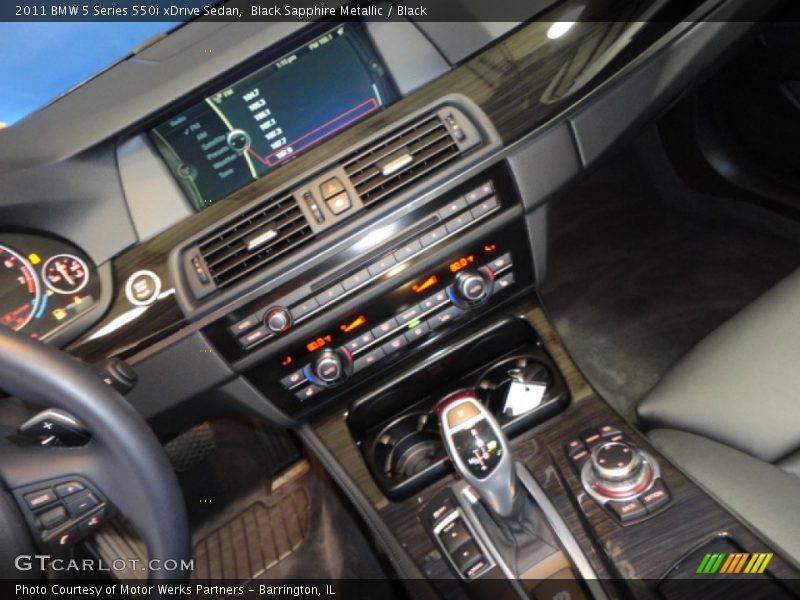 Black Sapphire Metallic / Black 2011 BMW 5 Series 550i xDrive Sedan