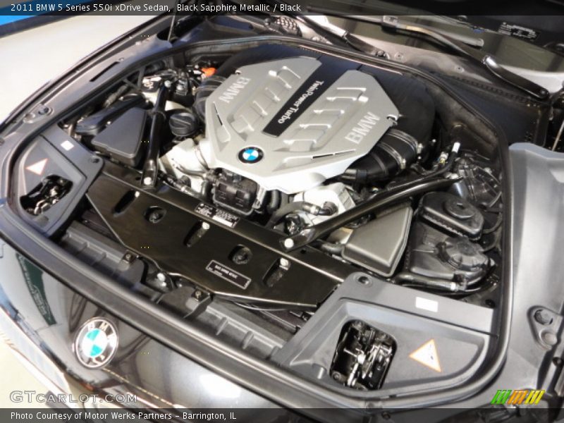  2011 5 Series 550i xDrive Sedan Engine - 4.4 Liter TwinPower Turbocharged DFI DOHC 32-Valve VVT V8
