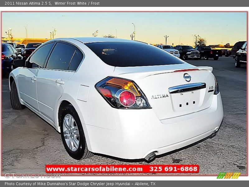 Winter Frost White / Frost 2011 Nissan Altima 2.5 S