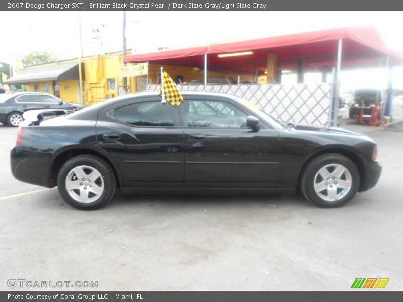 Brilliant Black Crystal Pearl / Dark Slate Gray/Light Slate Gray 2007 Dodge Charger SXT