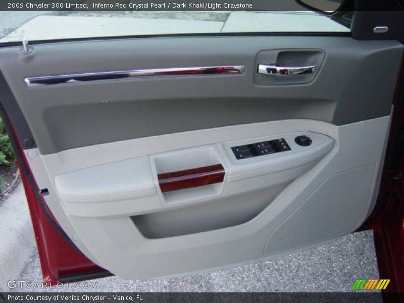 Inferno Red Crystal Pearl / Dark Khaki/Light Graystone 2009 Chrysler 300 Limited