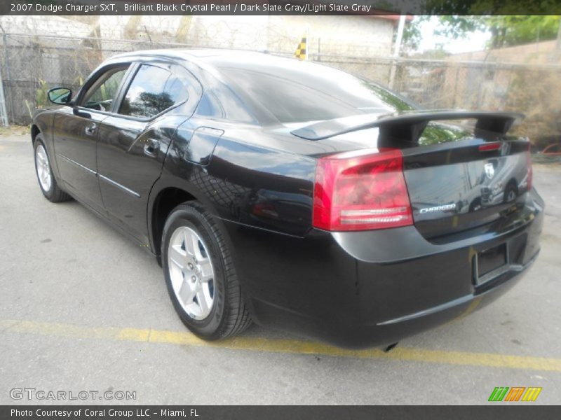Brilliant Black Crystal Pearl / Dark Slate Gray/Light Slate Gray 2007 Dodge Charger SXT