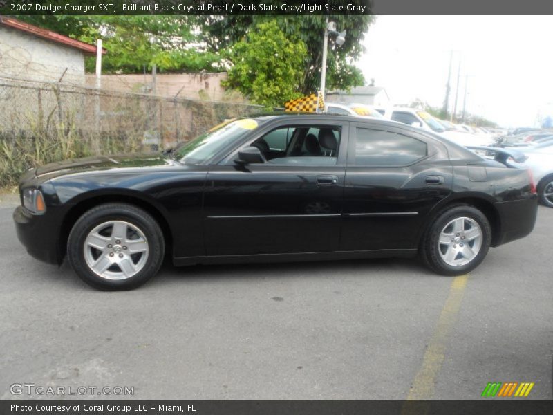 Brilliant Black Crystal Pearl / Dark Slate Gray/Light Slate Gray 2007 Dodge Charger SXT